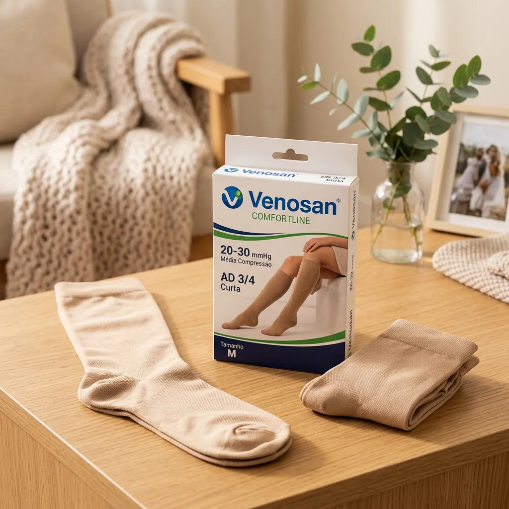 Meia de Compressão Venosan Comfortline 20-30 mmHg AD Curta Tam M